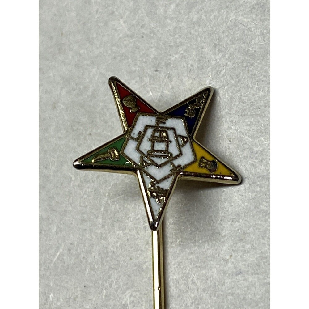 Vintage Order Of The Eastern Star Masonic Stick Pin Mason